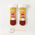 Fleece doublé chaud rembourré garder les chaussettes bébé Lambswool Non-slip