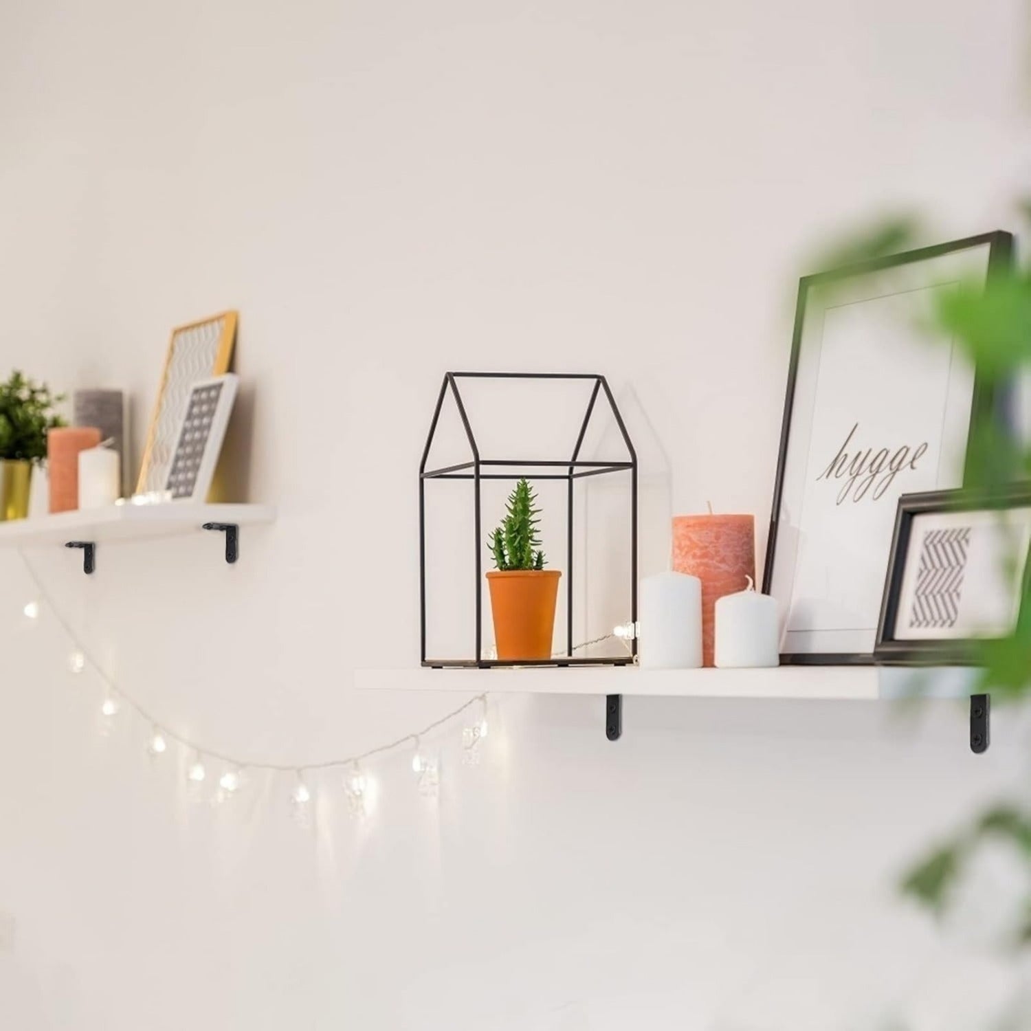 Ensemble de supports de coin noir