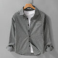Chemise polyvalente à manches longues simple pour homme