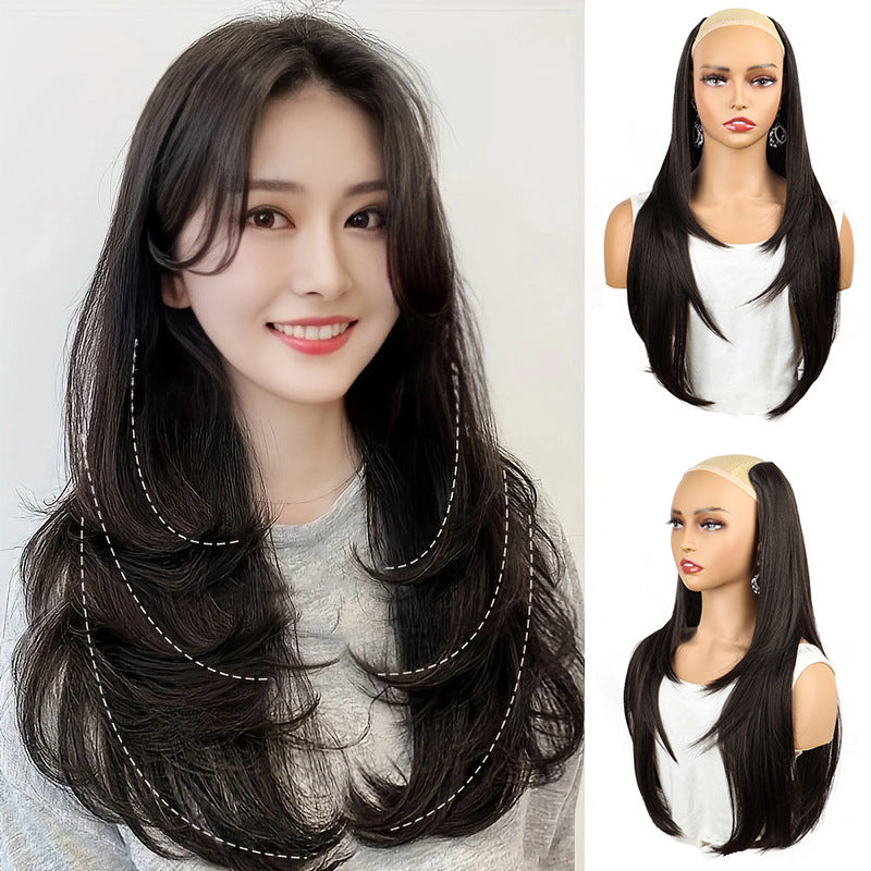 Extensions de cheveux invisibles sans couture naturelle de Lady