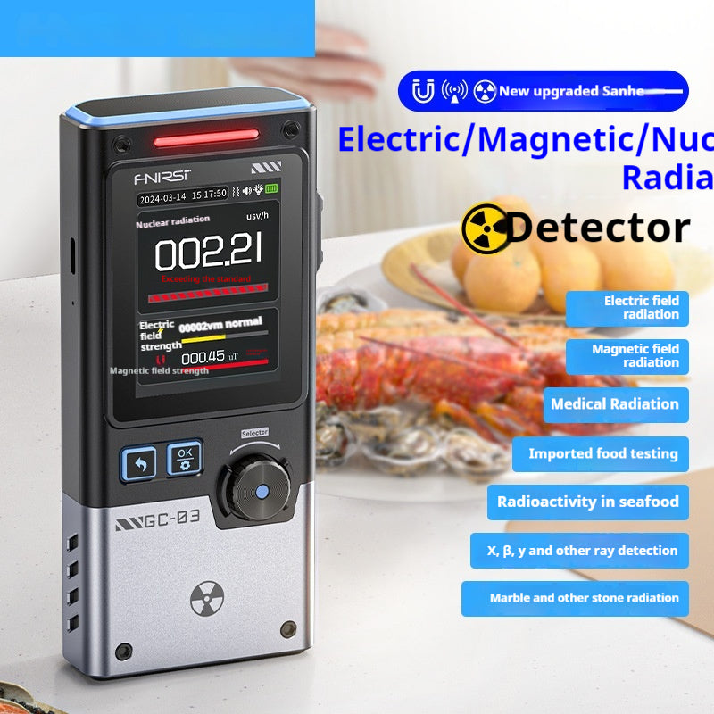 Appareil d'alarme pour détecteur de radiation nucléaire électromagnétique