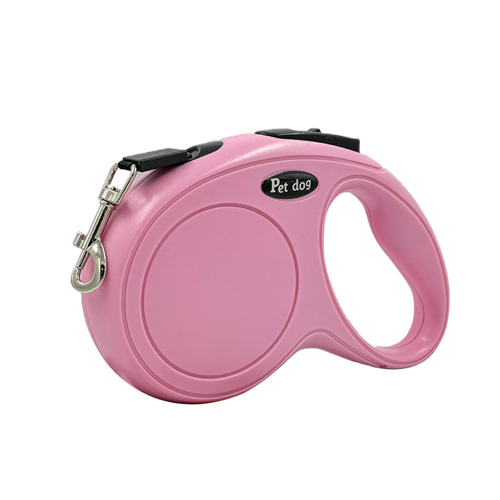 Pet Supplies New-Style Automatic Retractable Anti-Pull Dog Leash with Elastic Traction Rop