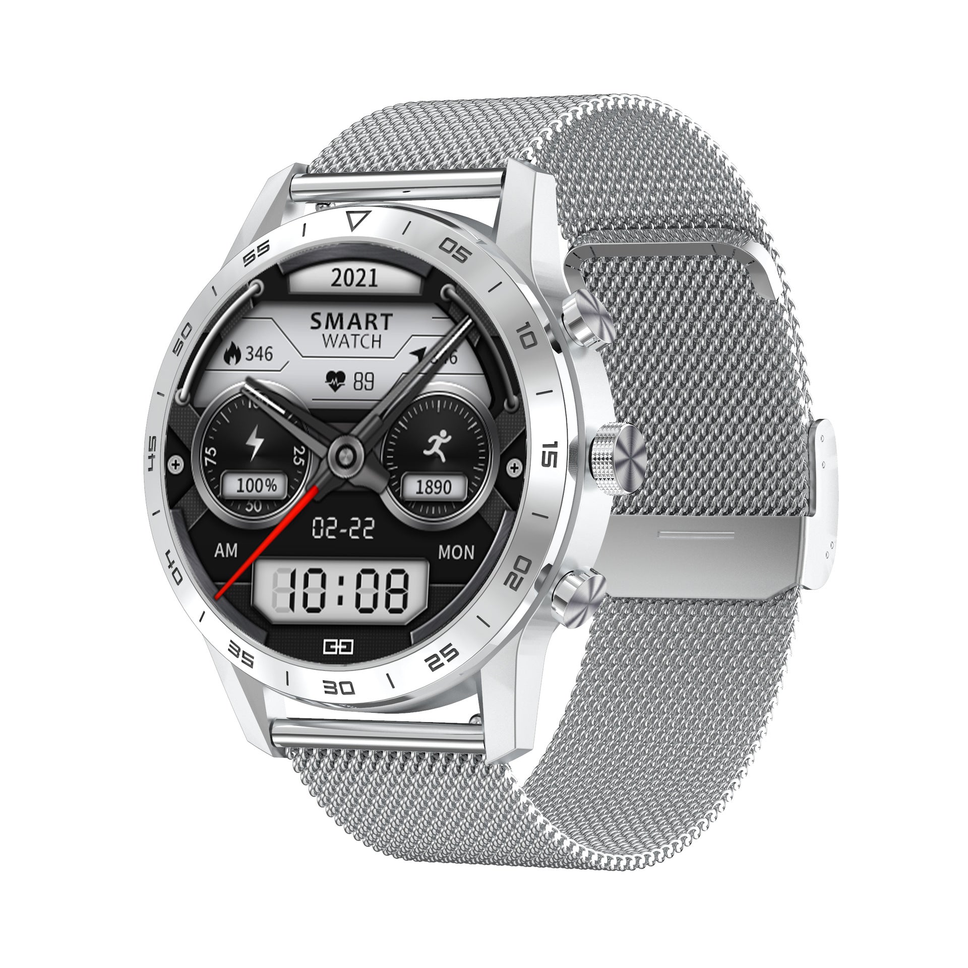 Bracelet d'appel Bluetooth plein écran de montre intelligente