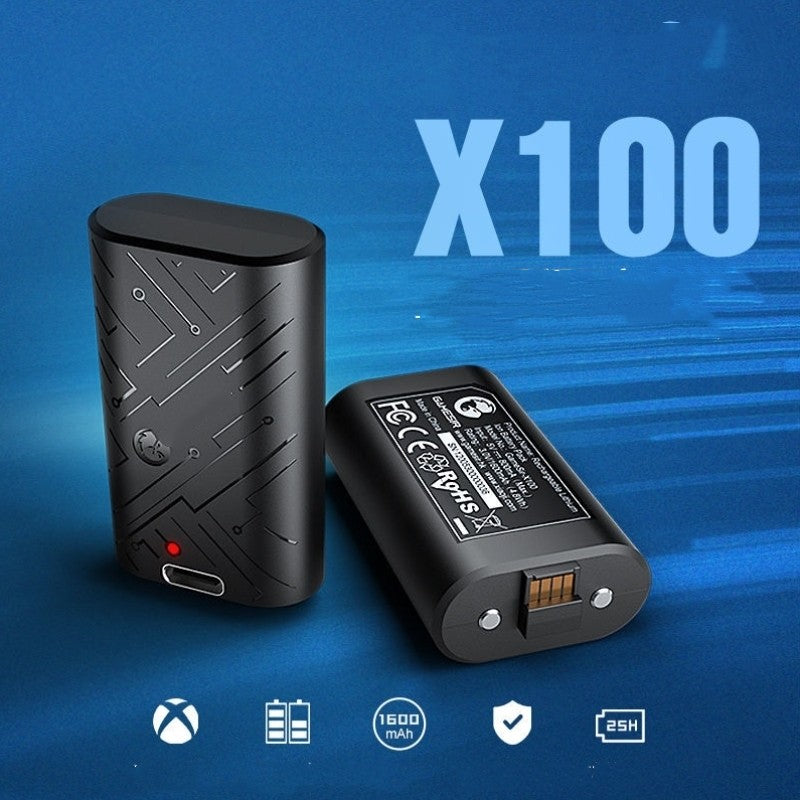 Galaxy Chick X100Xbox Contrôleur Batterie Lithium Pack en deux pièces