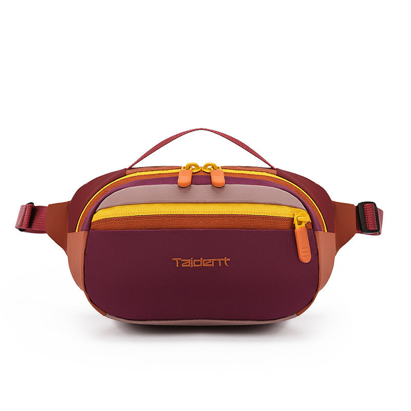 Sports de loisirs de plein air Sac à main à une épaule Sac à voile couleur Dopamine