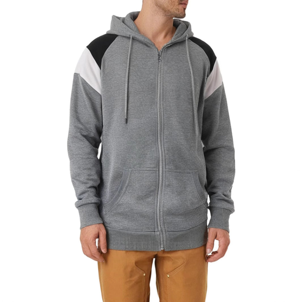 Hommes Couleur-Block Hoodie Casual Style sportif