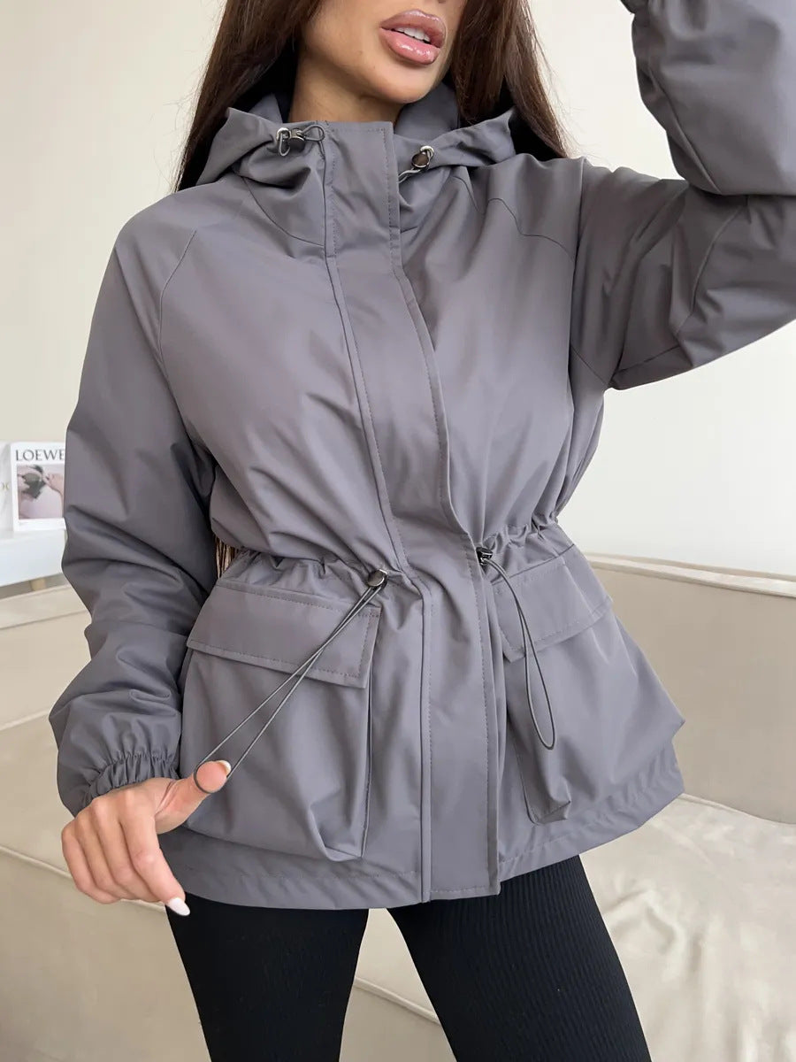Veste de mode européenne et américaine casual pour femme à manches longues