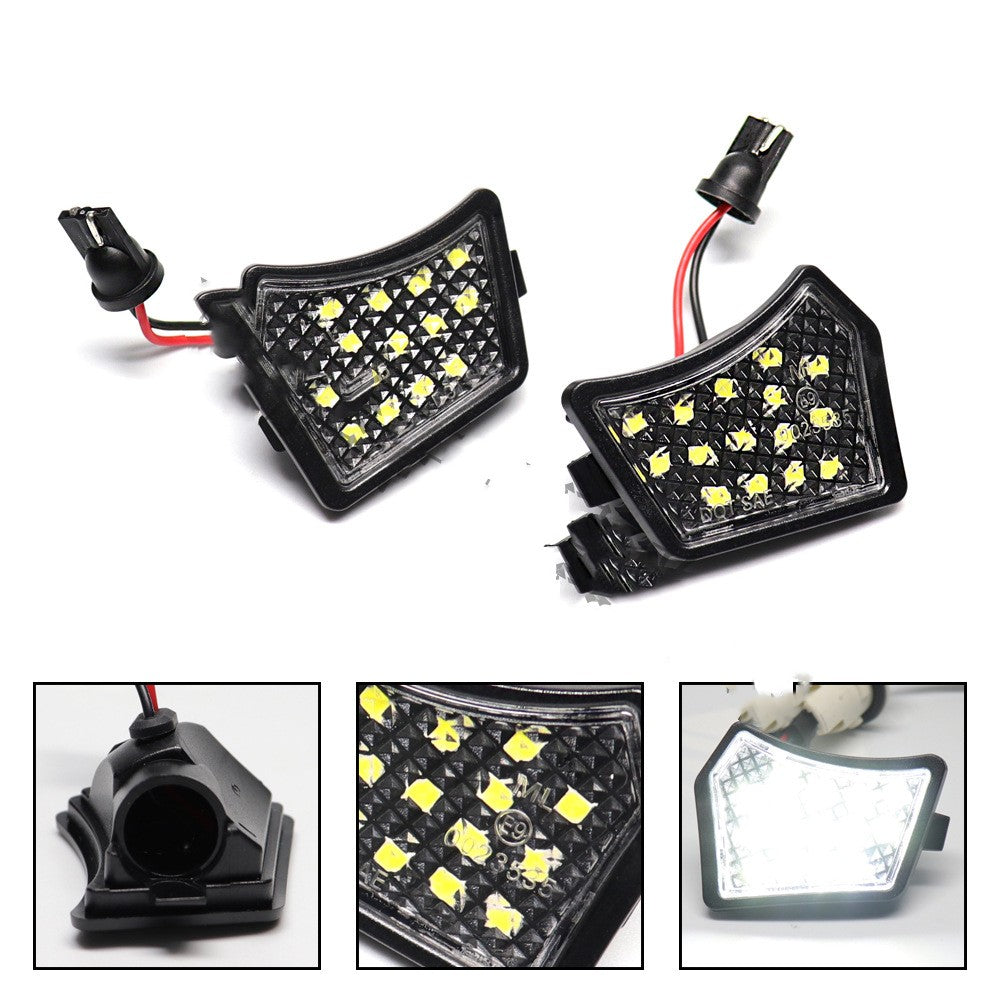 Convient pour S60 S80 V50 V70 XC70 XC90 Jaguar LED lumières de sol sous miroir
