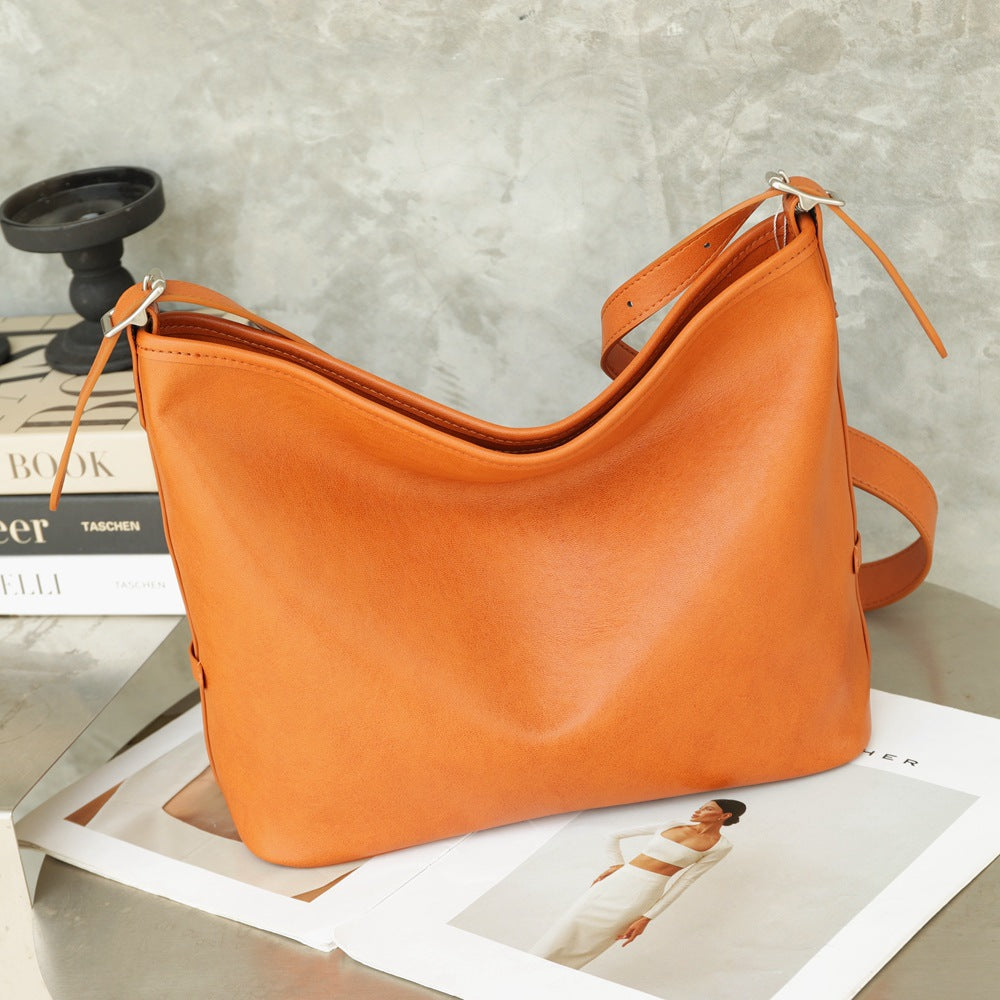 Sac en cuir à grande capacité en cristal