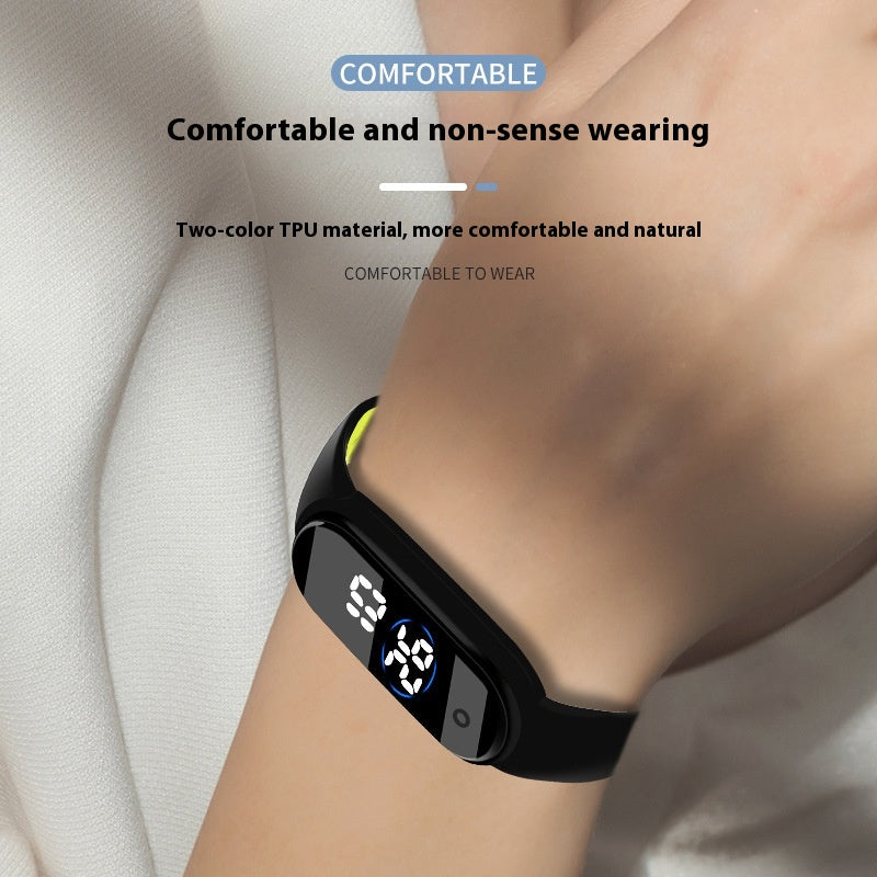 Waterproof Student bracelet de sport bicolore
