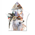 Broderie Livraison 2 jours Broderie Animal Numérique Imprimer Serviette de plage Enfants à capuche