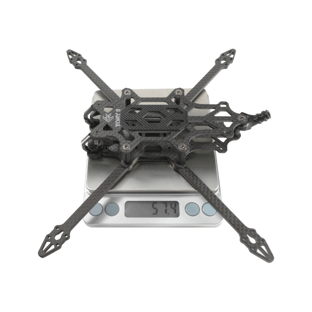 FlyFishnRC Tony 5 Sub250 FPV Freestyle Cadre de brasage au carbone
