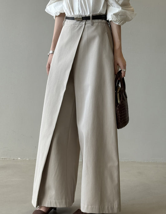 Fall Pantalon à la mode coréenne et casual à large échelle
