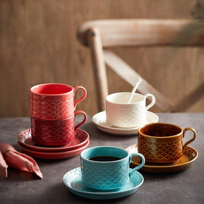 Nordic Danish Vintage Creative Ceramic Coffee Cup