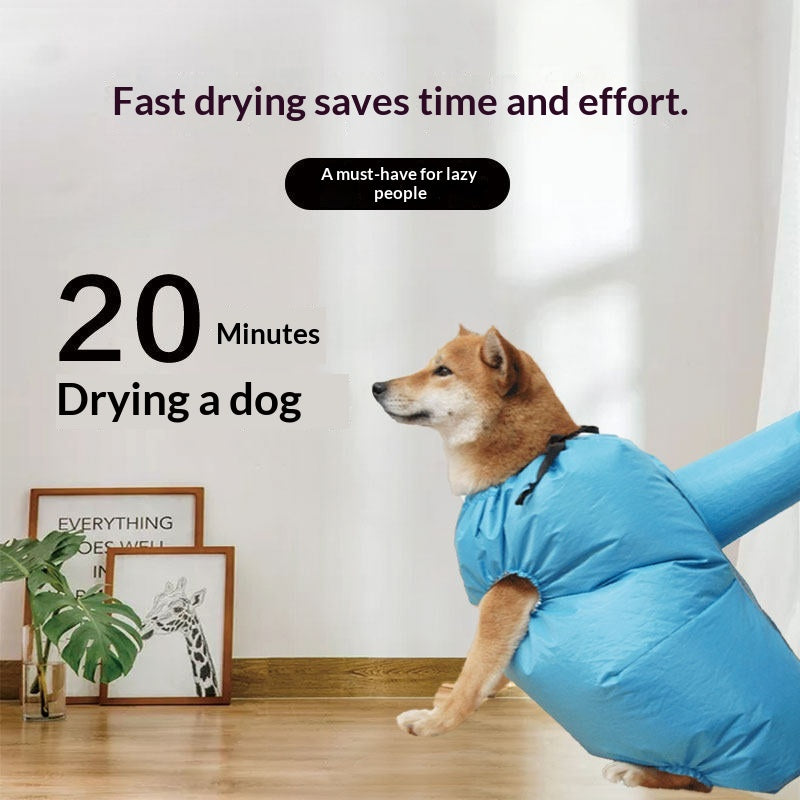 Sac de séchage pour animaux de compagnie pour les chats et les chiens