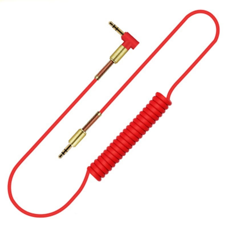 35mm Spring Elbow 35 Câble audio de voiture rétractable pour homme