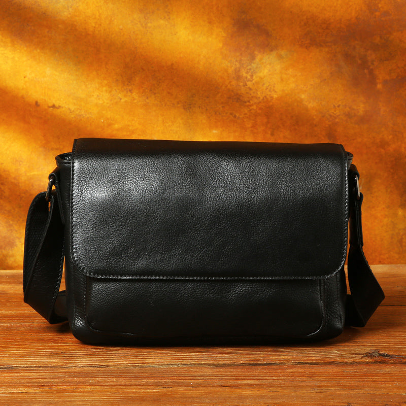 Premier-couche Cowhide Sac à épaule Hommes Style