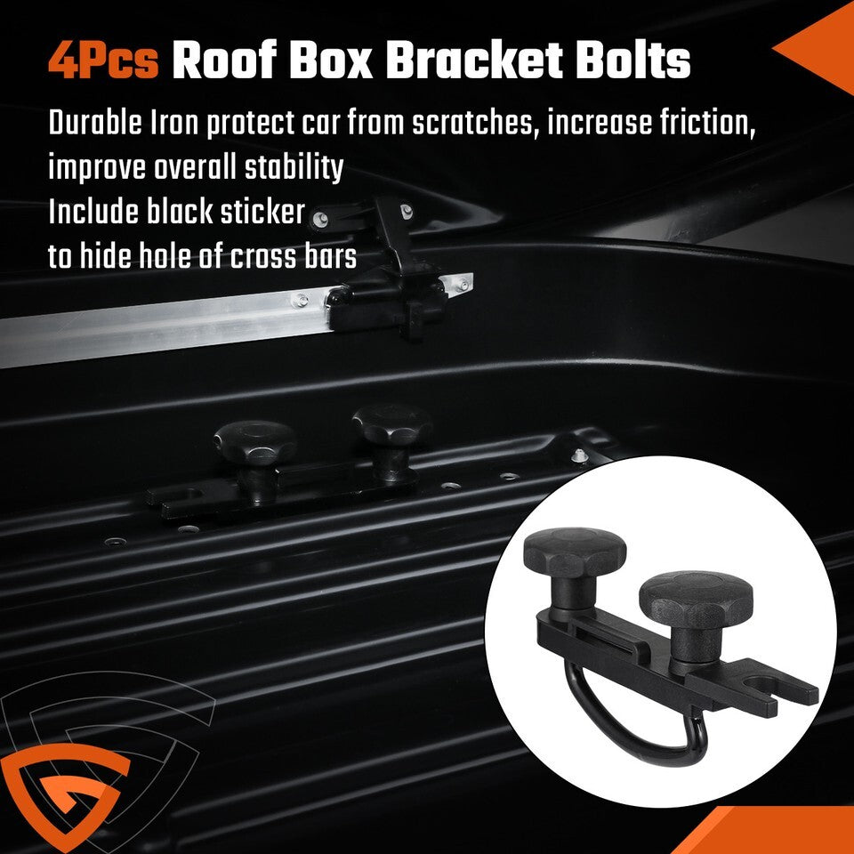 Boîte de toit universelle en acier inoxydable 4PCS U-Bolt Clamps Car Van Mounting Kit de montage UK