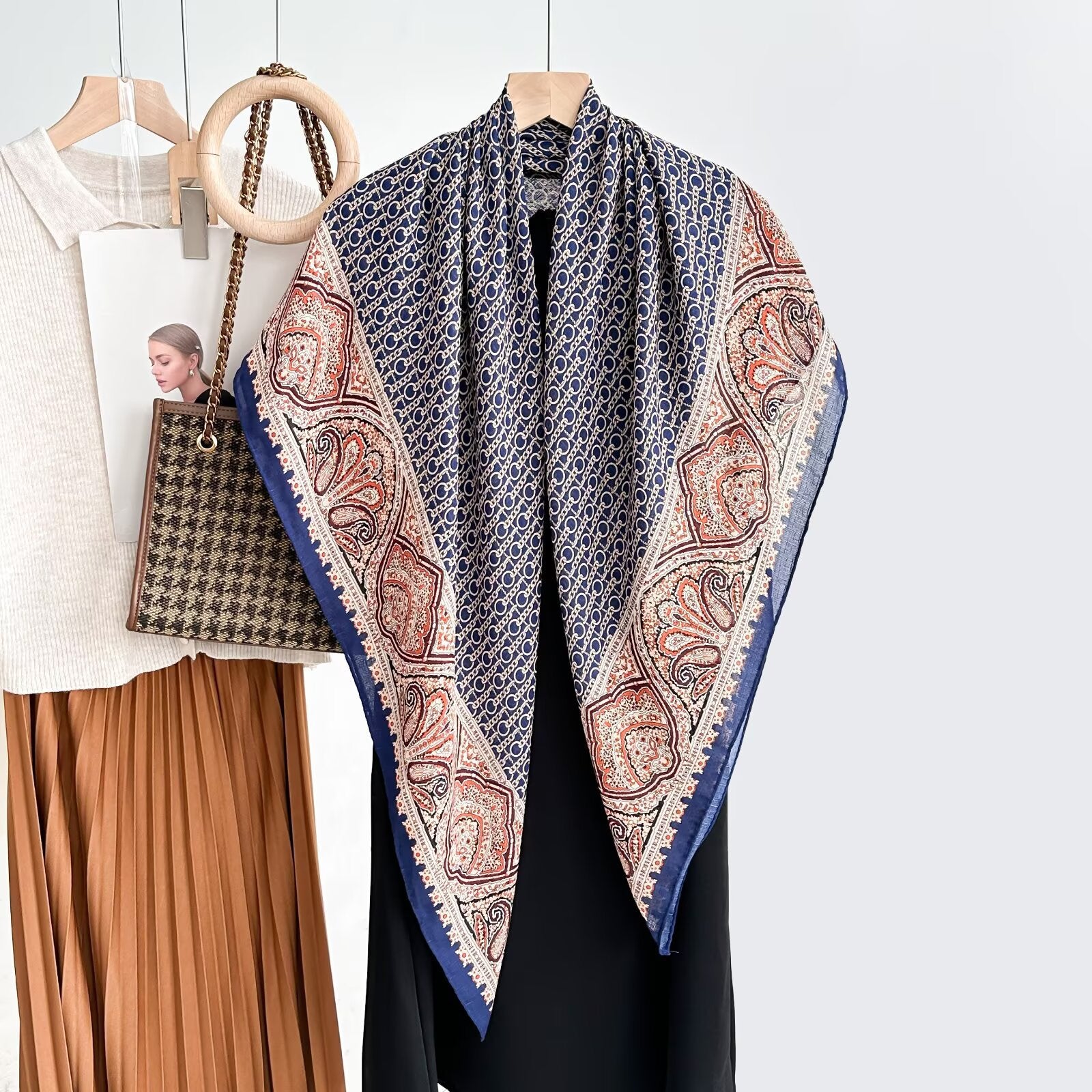 Femmes Versatile Floral-print Summer Sun-protective Châle