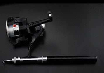 Pen mât costume Mini Mini roue tournante canne à pêche télescopique canne à pêche courte
