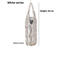 Hand-Woven Water Cup Lid - White - 1 piece