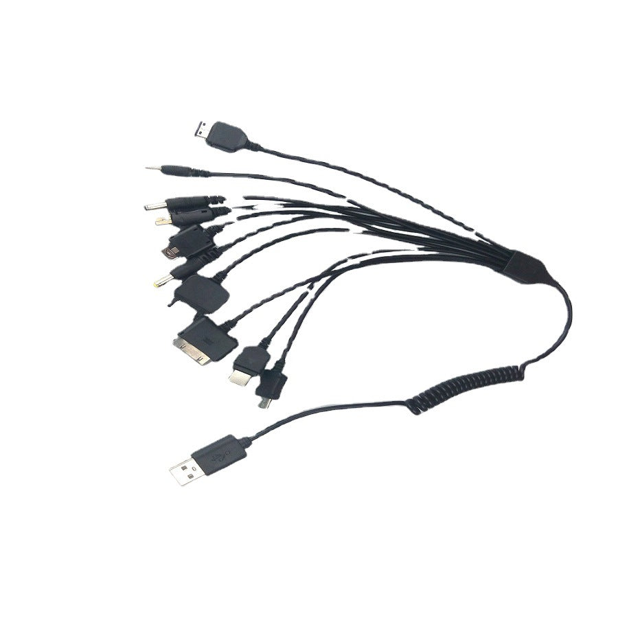 Câble de recharge de téléphone mobile multi-fonctions dix en un