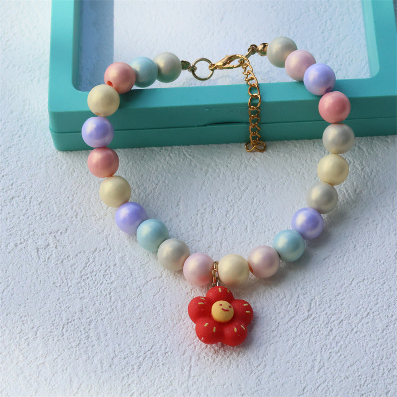 Collier pour animaux de compagnie de couleur mode