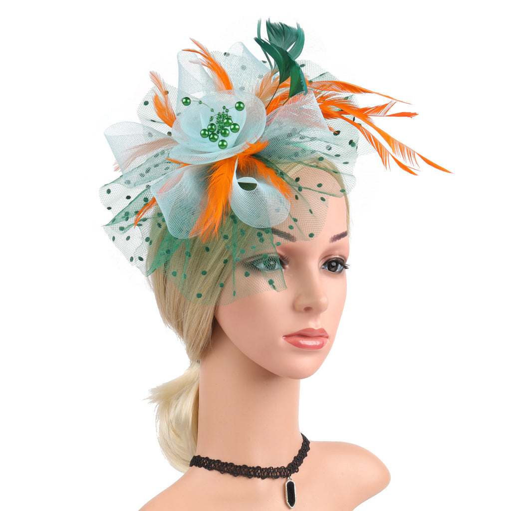 Vêtements de tête Accessoires pour cheveux de mariée Mesh Billycock Bandeau