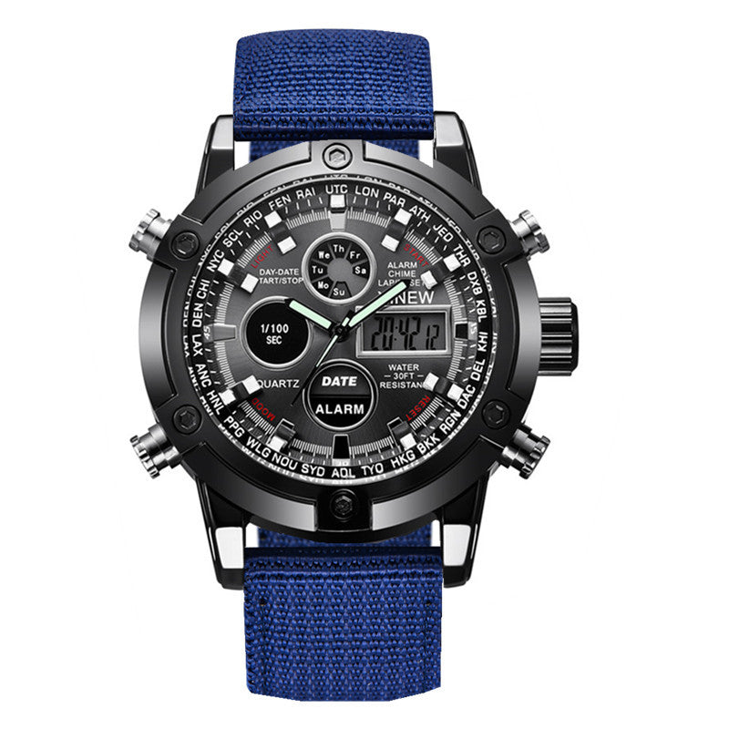 Montre de ceinture de mode multifonctionnelle pour hommes