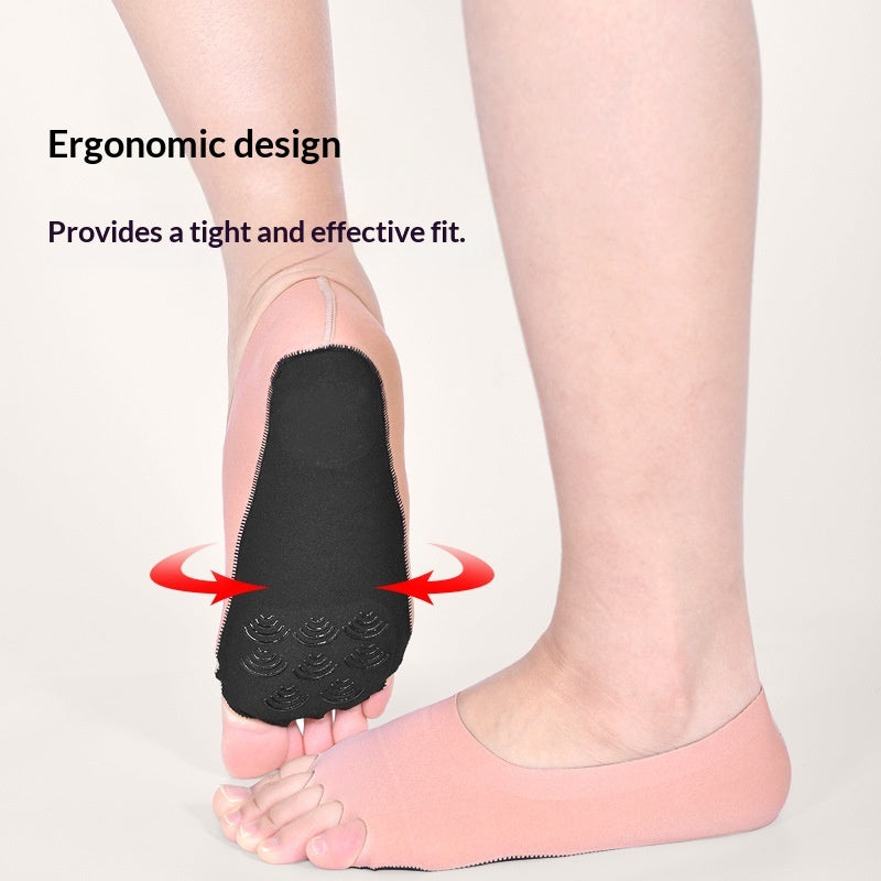 Chaussettes de yoga à pression cinq doigts