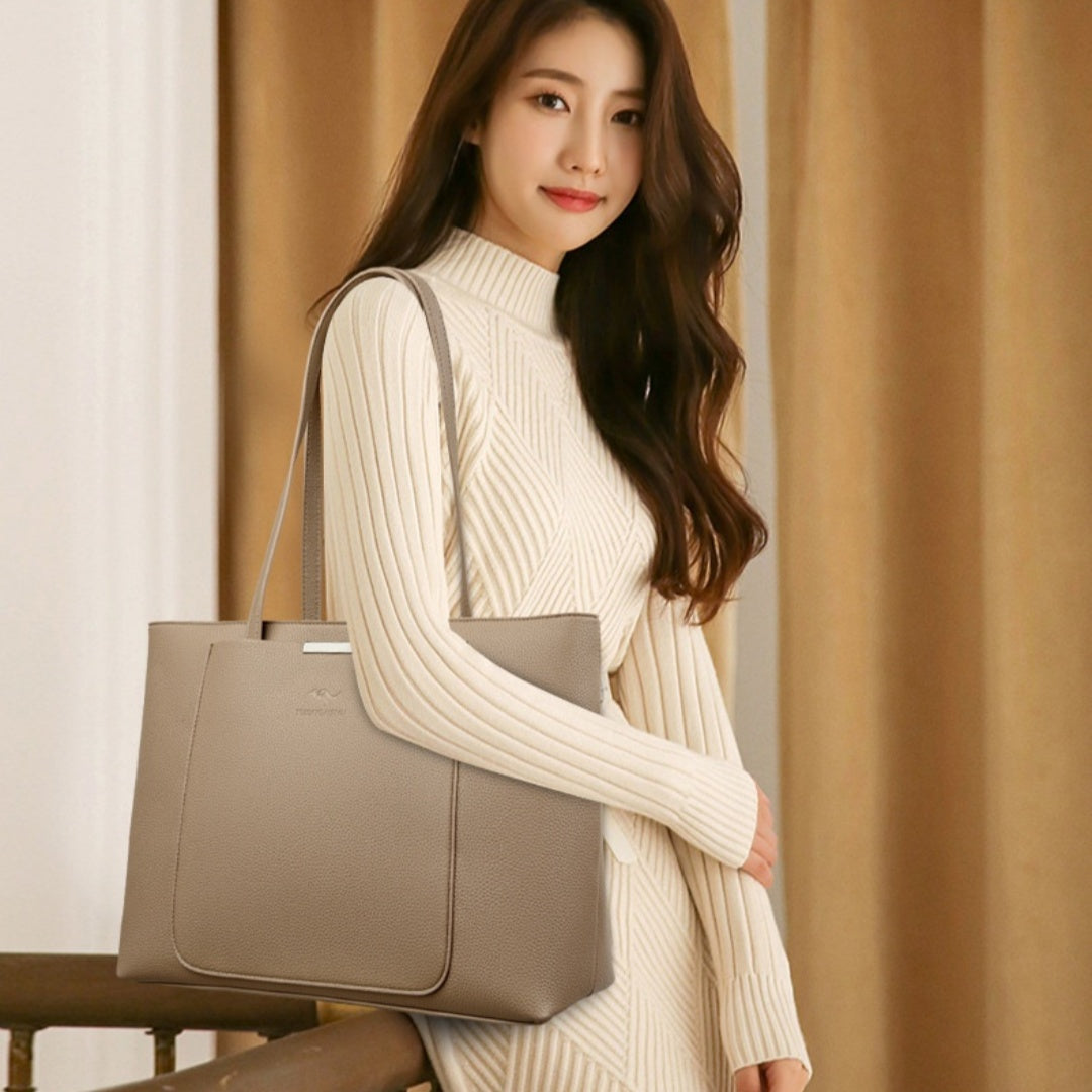 Womens Tote Bag Simple One-Shoulder Design