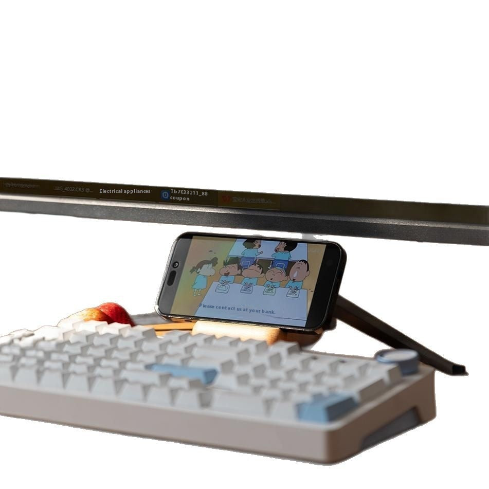 Creative Bunny Tatami Support de téléphone mobile en bois
