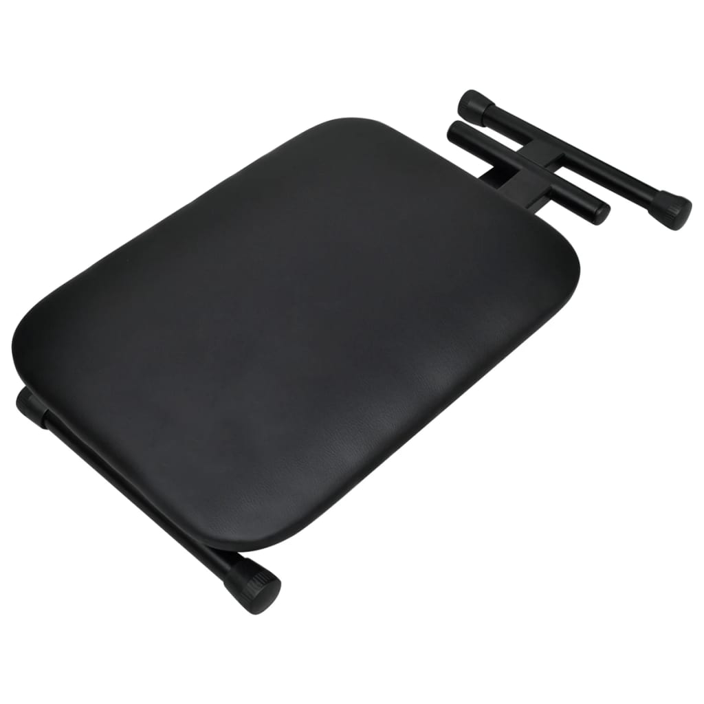 Porte-clefs et tabouret double-croisement noir