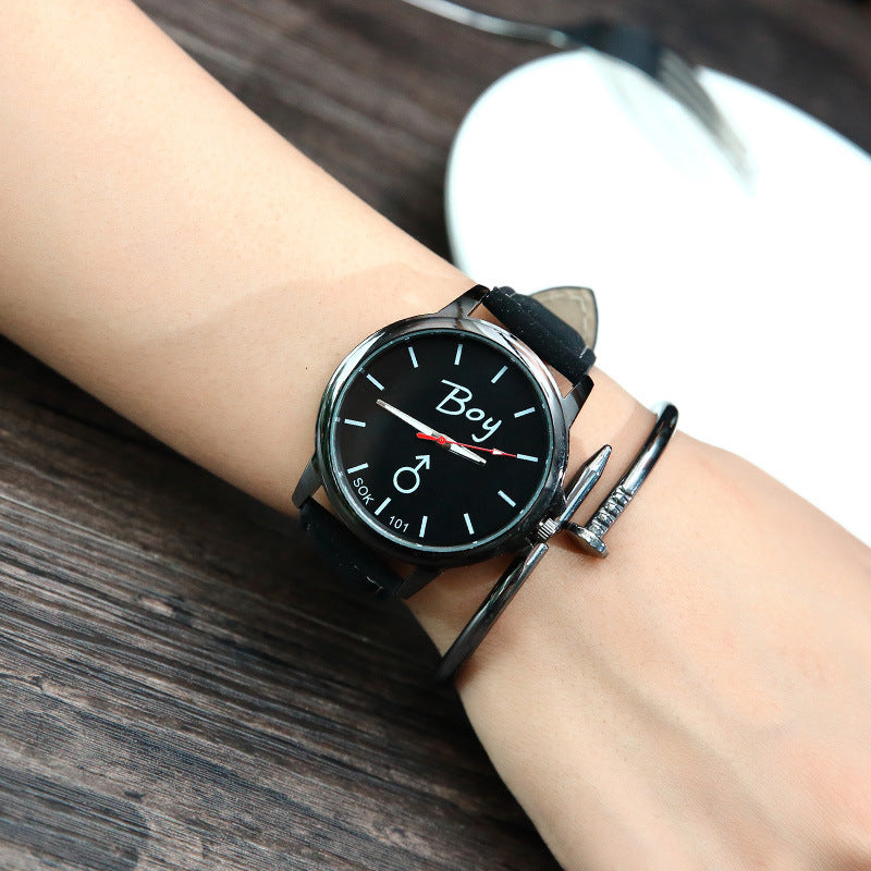 Fashionable Harajuku-style Retro Couples Montres