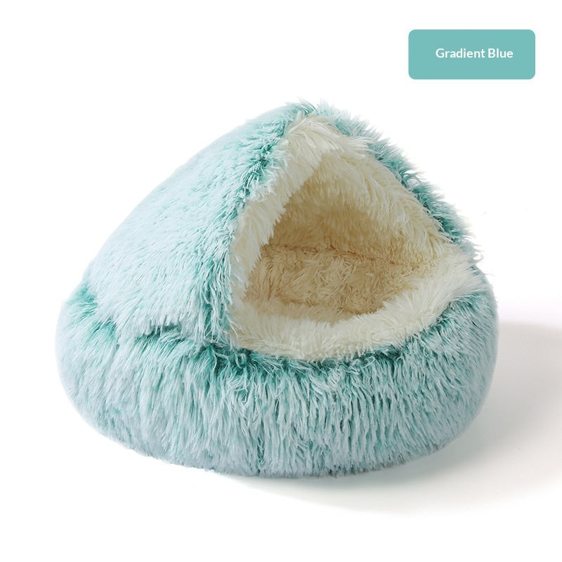 Lit de chat semi-fermé Nest Shell