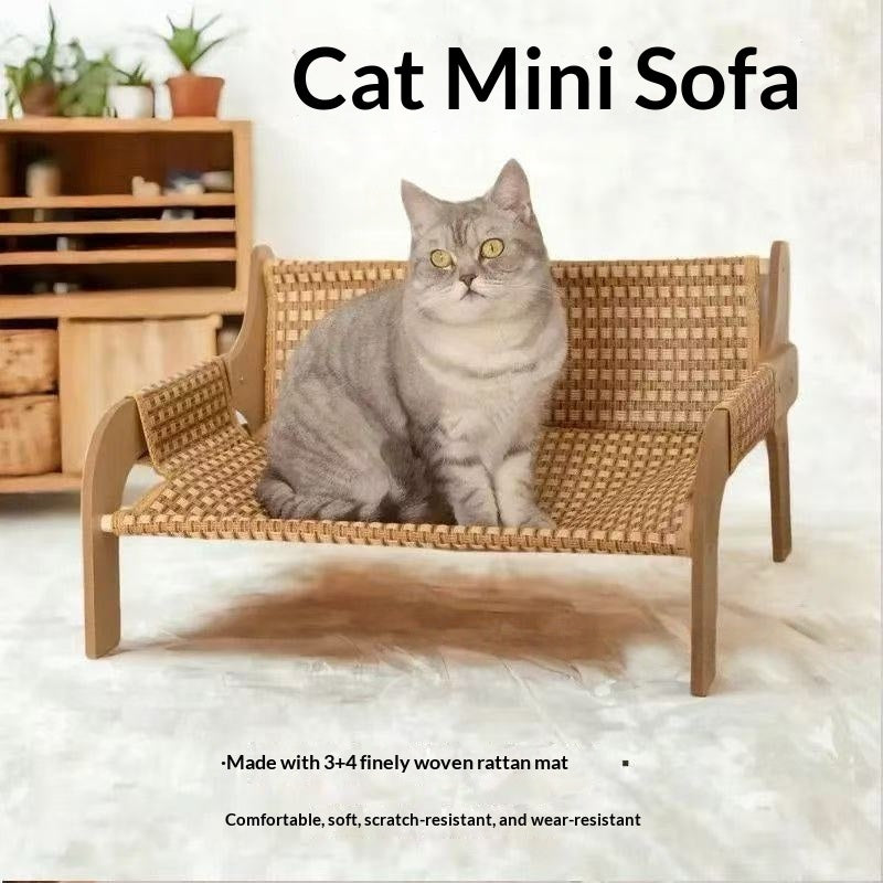 Scratch-resistant pet sofa for dogs and cats