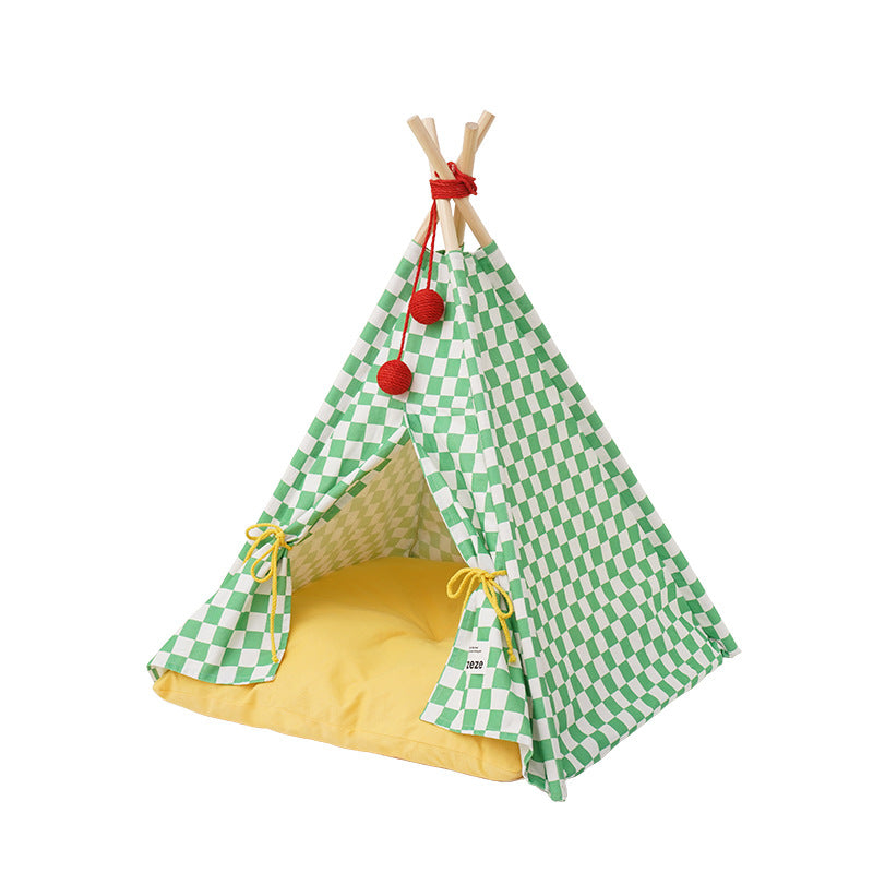 Enfermé Lit en peluche de chat isolante pour animaux de compagnie Toute la saison Design universel amovible et lavable Wa