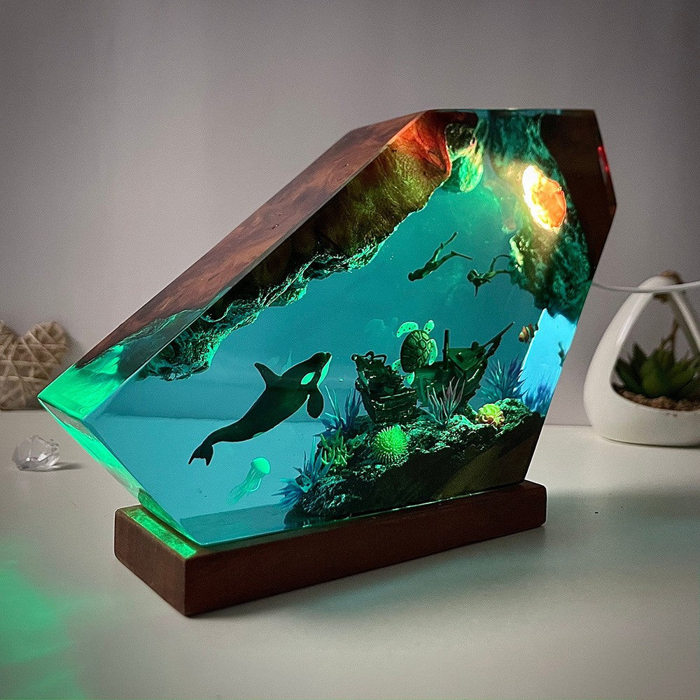 Lumière de nuit Epoxy à thème marin