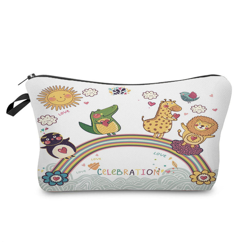 Cartoon Dinosaur Imprimer Sac de maquillage