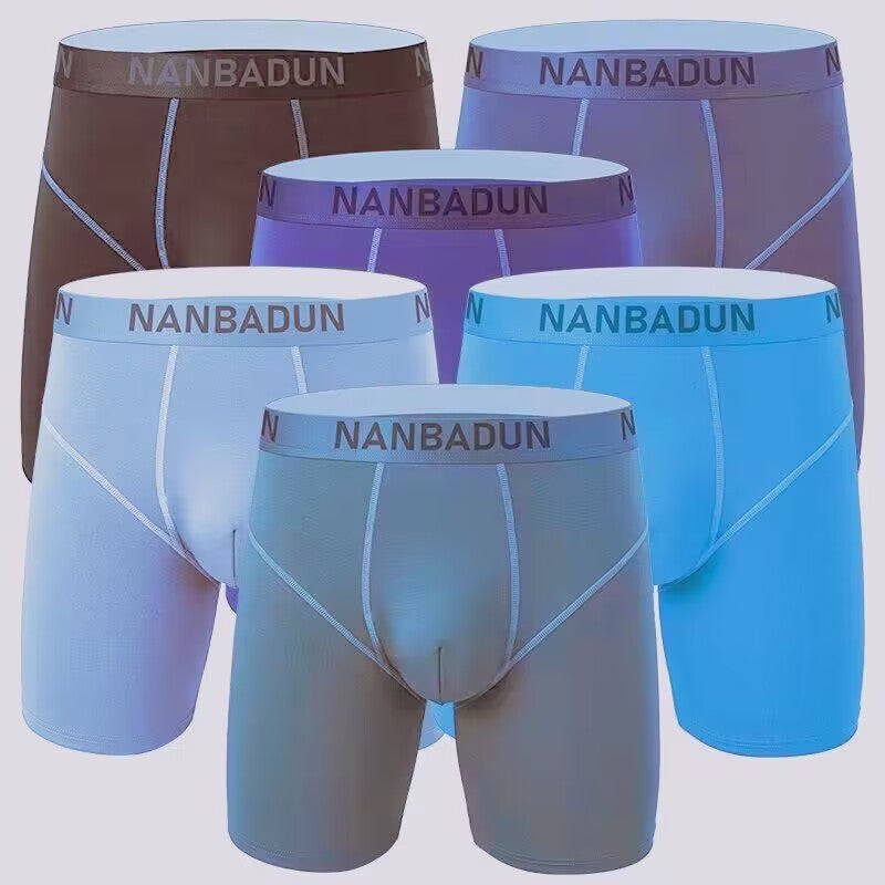 Short de boxeur à taille moyenne pour hommes
