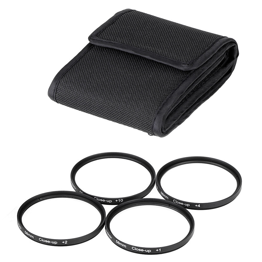 Close-up Lens Four-piece Set Close-S Sharp Tool with Nylon Bag
