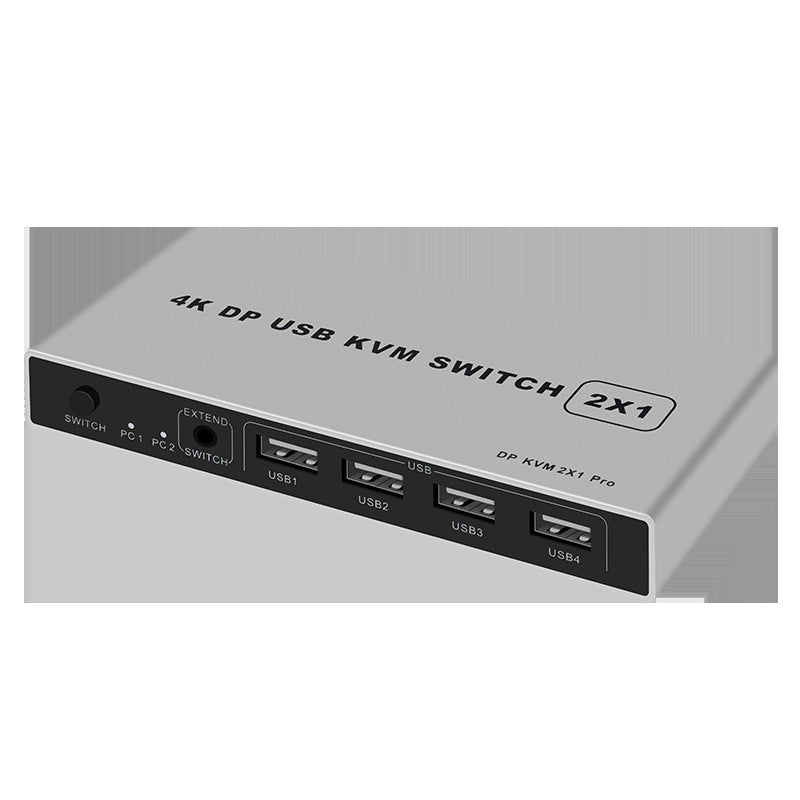 Interrupteur DP2 en 1 sortie 4K60HzDPKVM Convertisseur