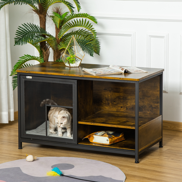 Maison de chat en bois