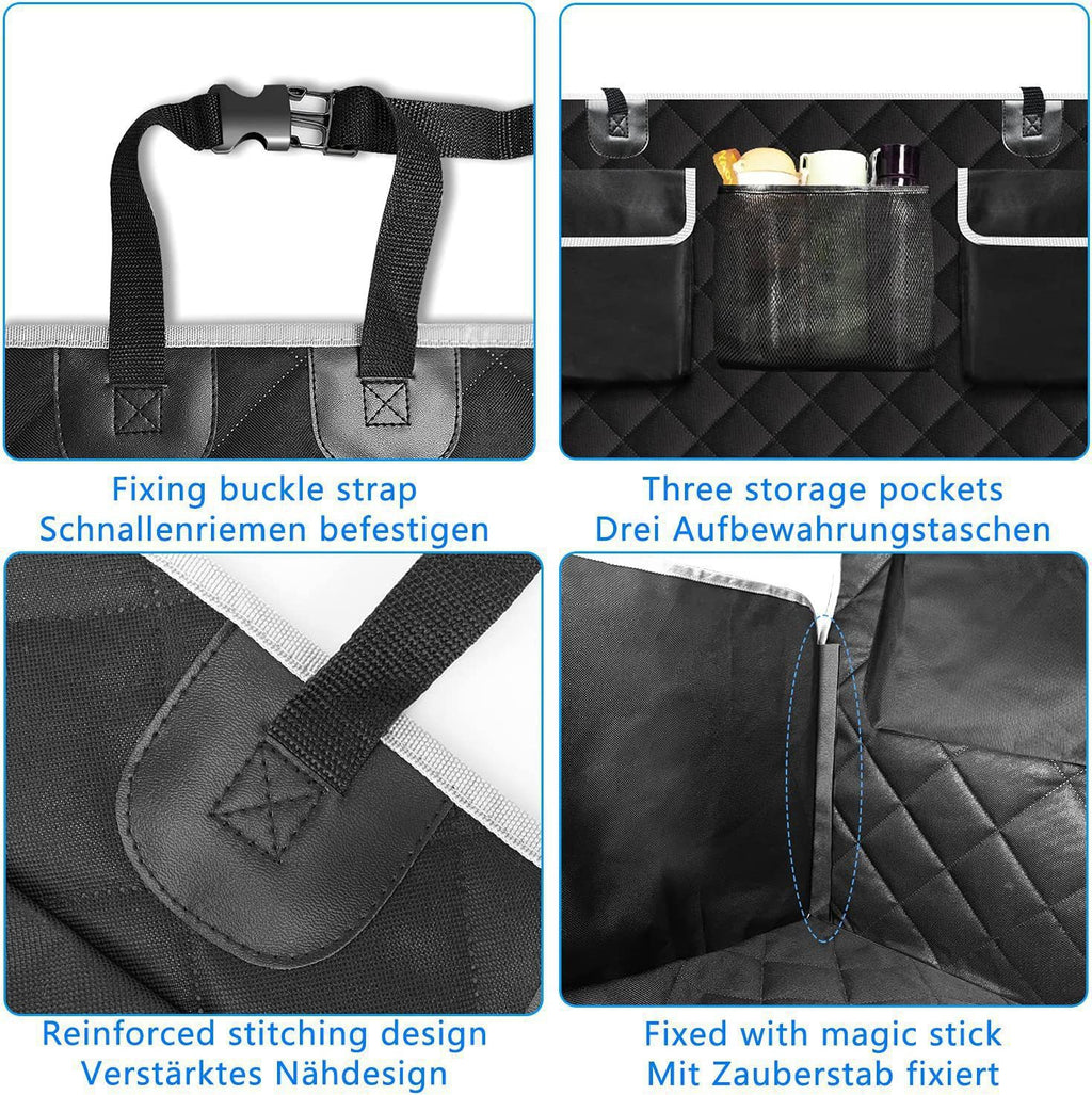 Grand tapis d'animal imperméable et résistant aux taches pour les coffres de voiture