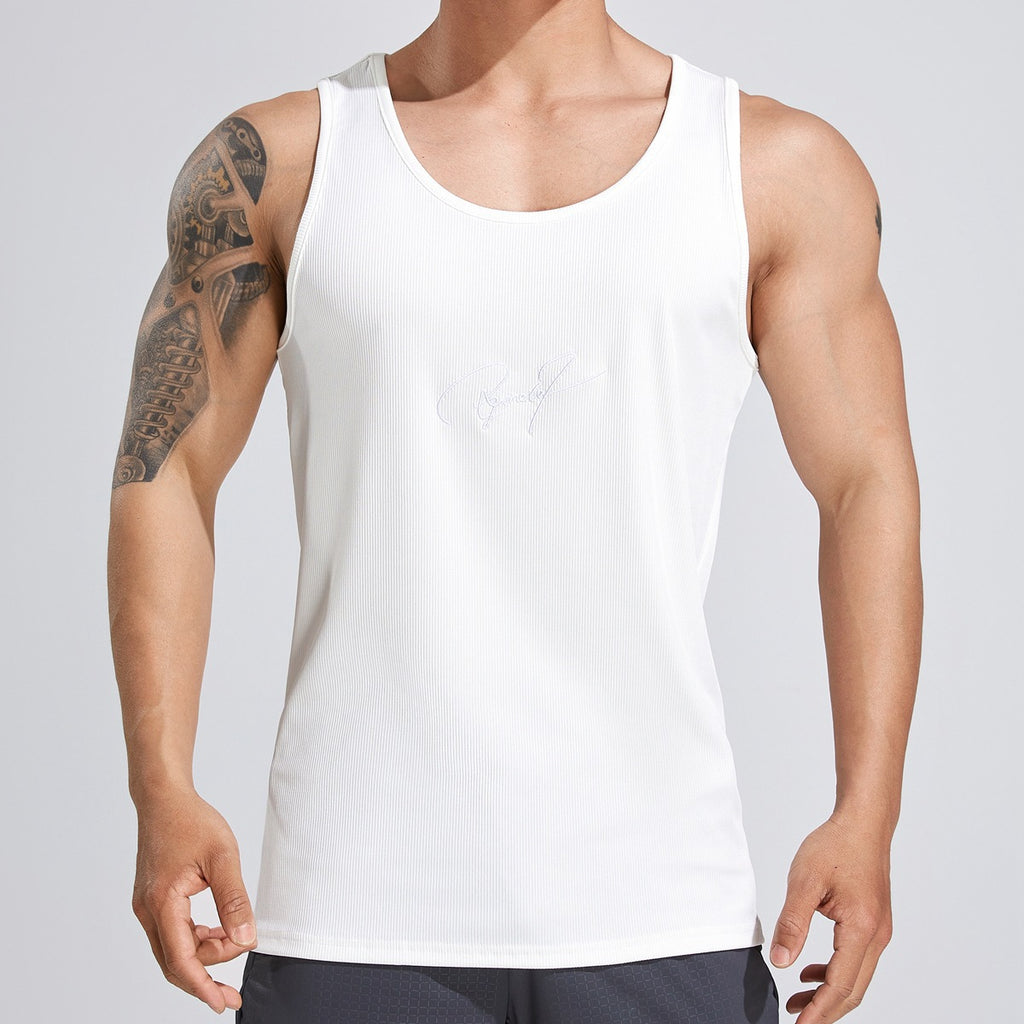 American Outdoor Running Hommes Casual Exercise Sleeveless Top
