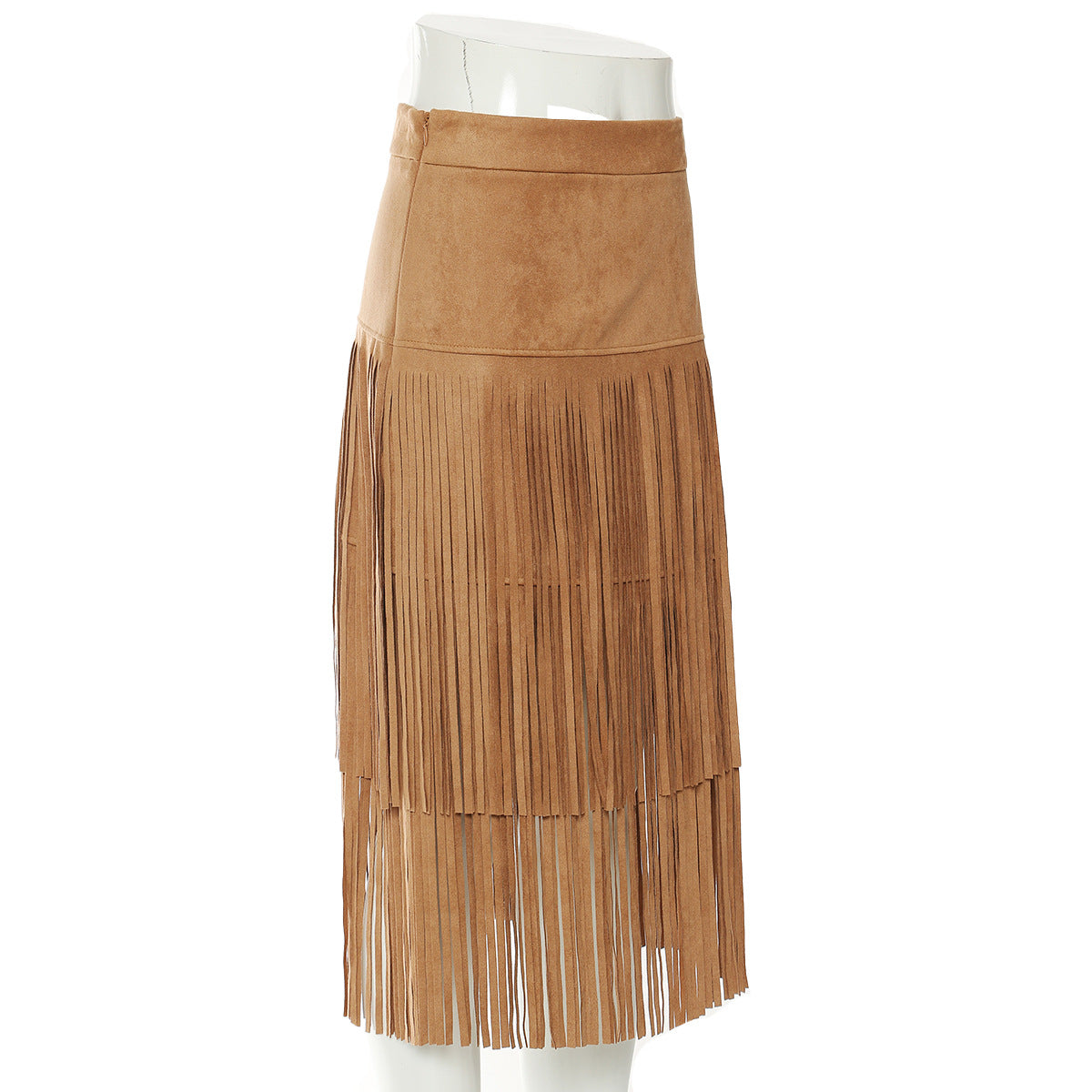 Tasseled Midi Skirt de style européen et américain