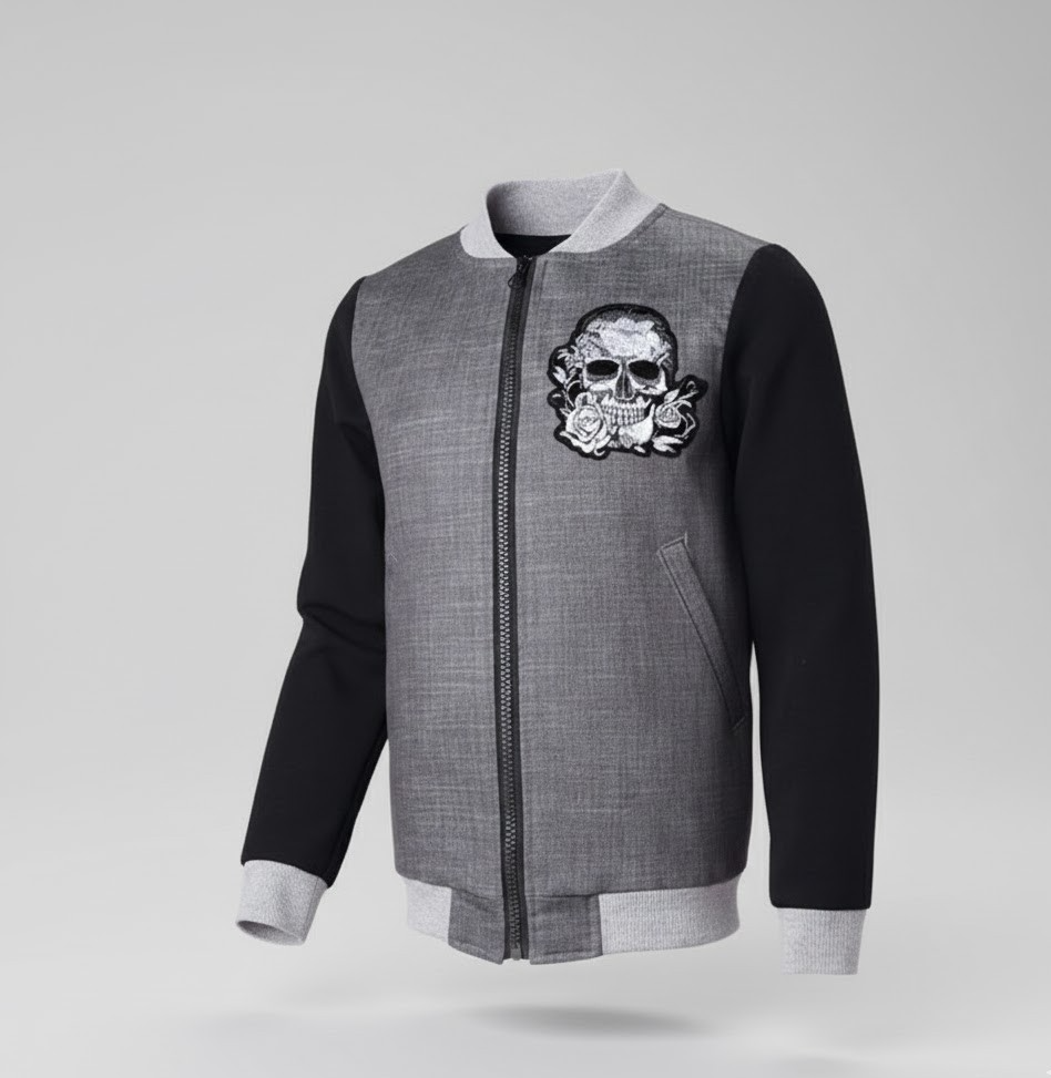 Garçons Veste en coton Zip Up Enfants Casual Coat Printemps Automne Tout-petit 3-7Y