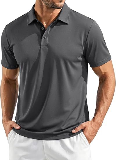 T-shirt Homme sans couture Breathable Quick-Drying Business Lapel