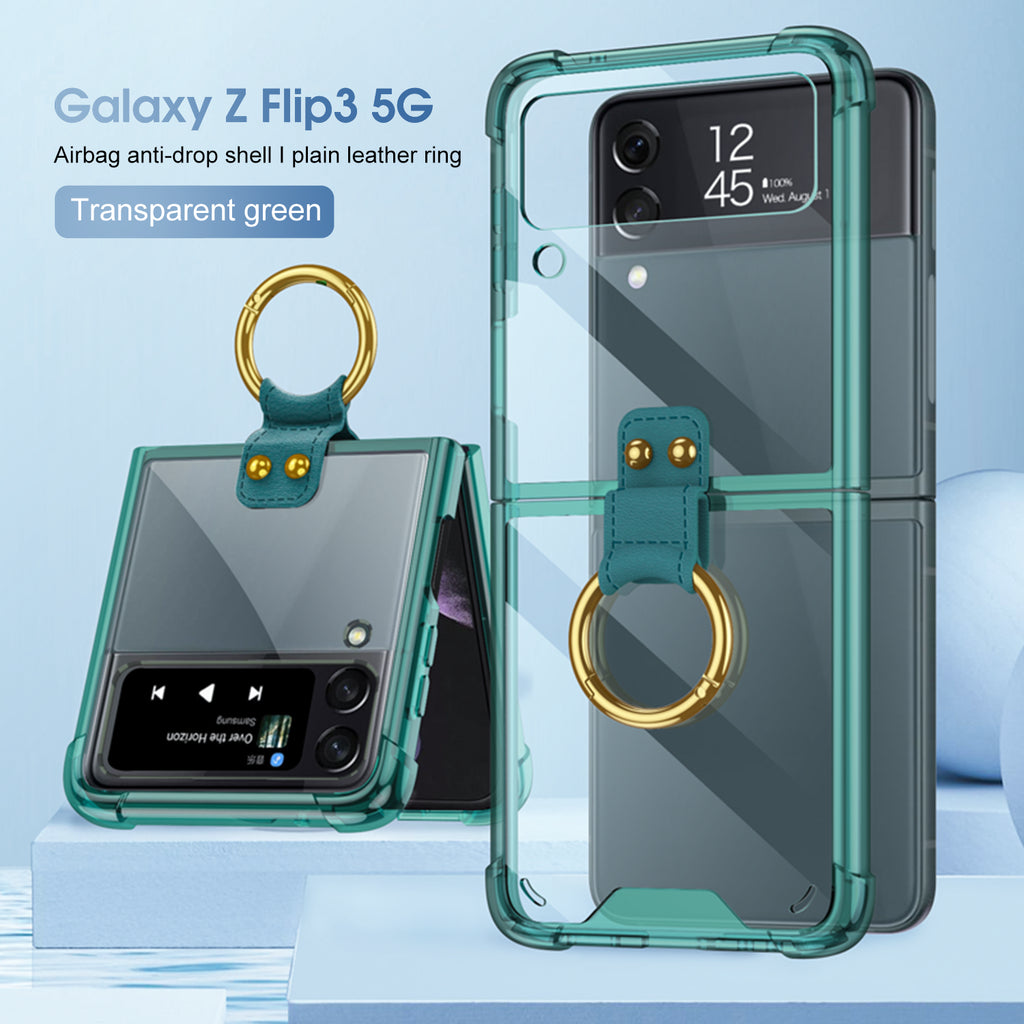 Coque de téléphone mobile pliant simple et créative gelé dur Shell couleur solide