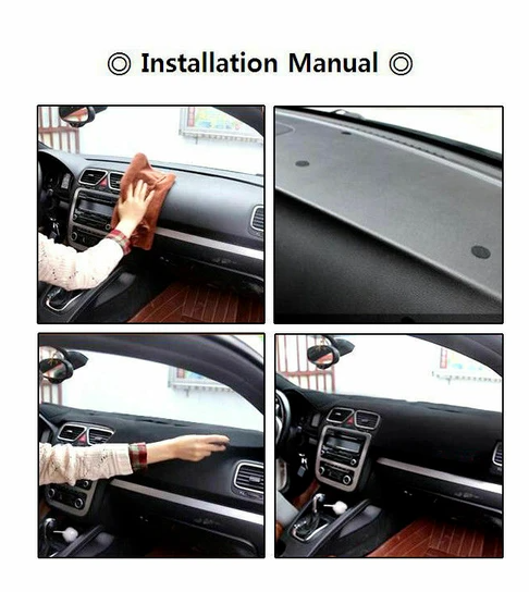 Tapis de couverture en Dash pour 1998-2001 Dodge Ram 1500 2500 3500 Dash-Mat